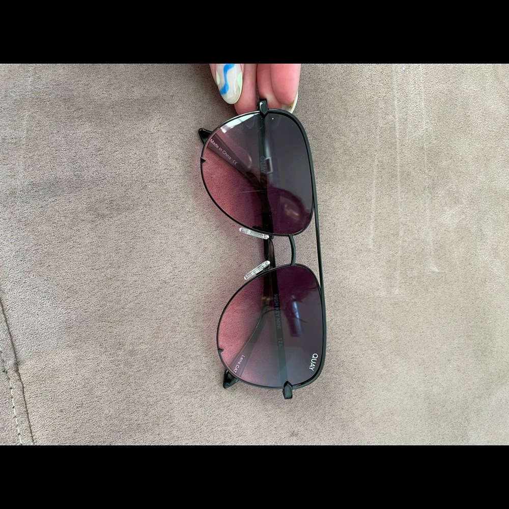 Quay high Key Mini Aviator Sunglasses